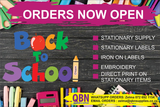 BACK TO SCHOOL