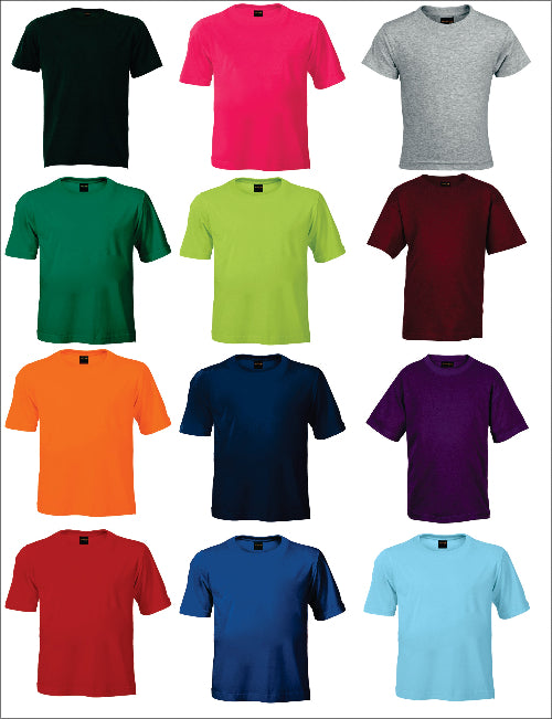 145g Crew Neck T-Shirt Kiddies